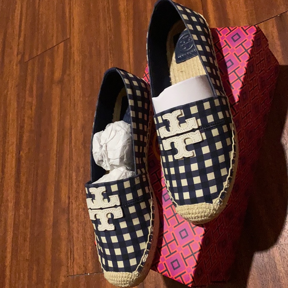 Tory burch flat espadrille